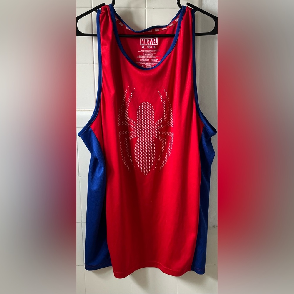 Spider-Man Tank Tok men’s Red & Blue size XL